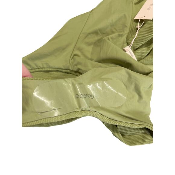 Eberjey Pique Loreta One-Piece Swimsuit Pear Green Women's Size Small #W1921LRX - Picture 6 of 9